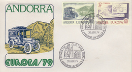 Enveloppe  FDC   1er  JOUR     ANDORRE      EUROPA    1979 - 1979