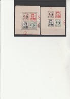 MONACO -CROIX ROUGE -N° 334 A 337 A  INFIME ADHERENCE SUR LE BAS + NON DENTELES 334B A 337B NEUF XX -COTE : 144 € - Unused Stamps