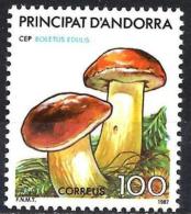 ANDORRE ESPAGNOL CHAMPIGNONS, CHAMPIGNON, MUSHROOM, YVERT N° 185. MNH, Neuf Sans Charniere - Mushrooms