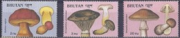 BHOUTAN CHAMPIGNONS, CHAMPIGNON, MUSHROOM, Setas YVERT N° 850/52. MNH, Neuf Sans Charniere - Mushrooms