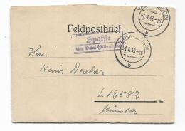 FELDPOSTBRIEF SPOHLE 1943 - Documenten