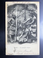 C.P.A. TAHITI : Un Perruquier Indigène, En 1904 - Tahiti