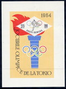 ROMANIA 1964 Olympic Games Block, MNH / **.  Michel Block 58 - Blocs-feuillets