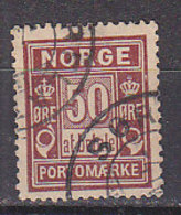 Q8108 - NORWAY NORVEGE Taxe Yv N°6 - Used Stamps