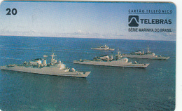 Brazil   Phonecard Warships -  Superb Used Condition - Brasilien