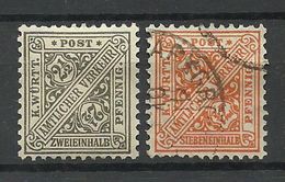 Deutschland Württemberg 1916 Michel 237 - 238 */o - Altri & Non Classificati