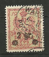 POLEN Poland 1916 Stadtpost Warschau Michel 9 A O Signed Petriuk BPP - Used Stamps