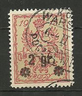 POLEN Poland 1916 Stadtpost Warschau Michel 9 A O Signed Petriuk BPP - Gebraucht