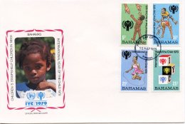 Bahamas, 1979, International Year Of The Child, IYC, United Nations, FDC, Michel 436-439A - Bahamas (1973-...)