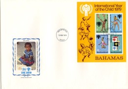 Bahamas, 1979, International Year Of The Child, IYC, United Nations, FDC, Michel Block 26 - Bahamas (1973-...)