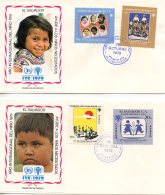 El Salvador, 1979, International Year Of The Child, IYC, United Nations, FDC, Michel 1299-1302 - Salvador