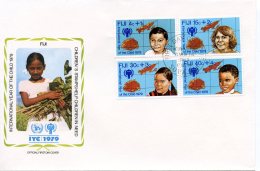 Fiji, 1979, International Year Of The Child, IYC, United Nations, FDC, Michel 416-419 - Fiji (1970-...)