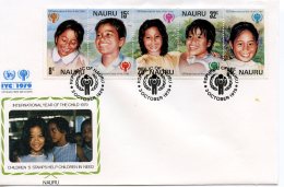 Nauru, 1979, International Year Of The Child, IYC, United Nations, FDC, Michel 198-202 - Nauru