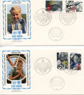 Netherlands, 1979, International Year Of The Child, IYC, United Nations, FDC, Michel 1147-1150 - Briefe U. Dokumente