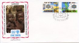 Surinam, 1979, International Year Of The Child, IYC, United Nations, FDC, Michel 880-881 - Surinam