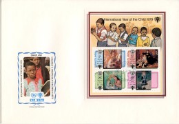 Swaziland, 1979, International Year Of The Child, IYC, United Nations, FDC, Michel Block 3 - Swaziland (1968-...)