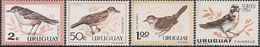 URUGUAY - COMPLETE SET NATIVE CLIMBING BIRDS 1963- MNH - Pics & Grimpeurs