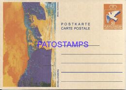 89888 LIECHTENSTEIN ART BRUNO KAUFMANN SCHELLENBERG POSTAL STATIONERY POSTCARD - Entiers Postaux