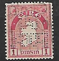 PER371 - IRLANDA - PERFIN 41 - 1 P. - CATALOGO UNIFICATO - Gebruikt