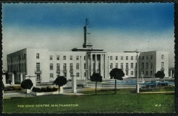 RB 1196 -  3 X Postcards Walthamstow London - Civic Centre Assembly Hall & Lloyd Park - London Suburbs