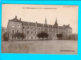 Cpa  Cartes Postales Ancienne - Chateaugiron Seminaire Ste Croix - Châteaugiron