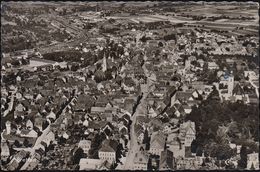 D-75015 Bretten - Luftbild - Air View - Railway (60er Jahre) - Bretten