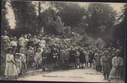 CPA Montjavoult Oise L'Arbre Creux J Bourgeix Groupe D'enfants - Montjavoult