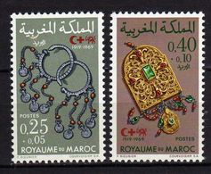 Morocco. Maroc 1969 The 50th Anniversary Of League Of Red Cross Societies - Moroccan Jewellery.  MNH - Marokko (1956-...)