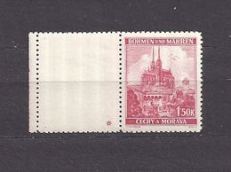 Bohemia & Moravia Böhmen Und Mähren 1939 MNH ** Mi 30 Sc 32 Cities And Castles I. Städte I. Leerfeld, Coupon - Neufs