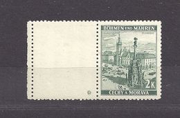 Bohemia & Moravia Böhmen Und Mähren 1939 MNH ** Mi 31 Sc 33 Cities And Castles I. Städte I. Leerfeld, Coupon - Ungebraucht