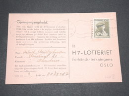 NORVÈGE - Carte De Correspondance De Sandnes Pour Oslo En 1946 -  L 13801 - Covers & Documents