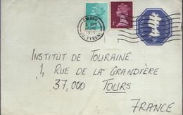 Entier Enveloppe  Postage 9P Bleu Oblitération Mécanique Omagh Irlande Du Nord 27 Jne 1979 - Entiers Postaux