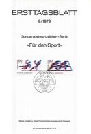 1979 - DEUTSCHLAND - FDS ETB 9/1979 + Michel 1009/1010 (Sport) + BONN 1 - 1974-1980