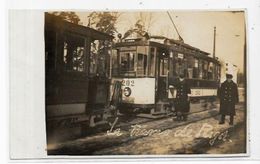 CPA Lettonie Latvia Riga Tramway Carte Photo Circulé Voir Scan Du Dos - Latvia