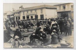 CPA Pérou Péru Carte Photo Non Circulé Voir Scan Du Dos Métier Marché - Perù