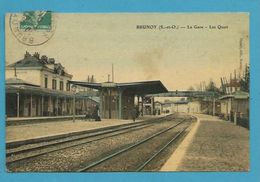 CPA - Chemin De Fer Gare De BRUNOY 91 - Brunoy