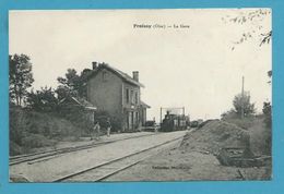 CPA - Chemin De Fer Arrivée D'un Train En Gare De FROISSY 60 - Froissy