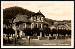 B1589 - Sitzendorf - Hotel Semmelpeter - Sonderstempel Gel 1954 - R. Bechstein Ilmenau - Saalfeld