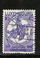 Luxembourg 1934 10 + 5c John The Blind Issue #B60 - Gebruikt
