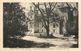 SAINT JULIEN L'ARS - Façade Principale Du Château Et Donjon Du Roi Jean - Saint Julien L'Ars