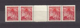 Böhmen Und Mähren 1939 MNH ** Mi 22 Zw Sc 22 Lindenzweig Mit Lindenfrüchten I Zwischenstegpaar - Unused Stamps