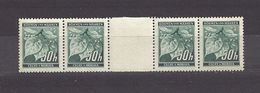 Böhmen Und Mähren 1940 MNH ** Mi 55 Zw Sc 26 Lindenzweig Mit Lindenfrüchten I Zwischenstegpaar - Unused Stamps