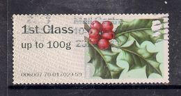 GB 2014 QE2 1st Post & Go Up To 100 Gms Holly ( C501 ) - Post & Go (automaten)