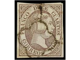 101 ° ESPAÑA. Ed.7. <B>12 Cuartos</B> Gris. MAGNÍFICO EJEMPLAR. Cert. GRAUS. Cat. 265€. - Altri & Non Classificati