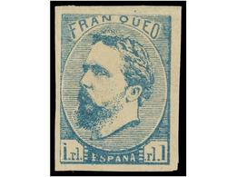 324 (*) ESPAÑA. Ed.156A. <B>1 Real</B> Azul. Pliegue Vertical. Cert. CEM. Cat. 915€. - Altri & Non Classificati