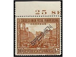 530 ** ESPAÑA. Ed.604/13MT. SERIE COMPLETA<B> PERFORACION SPECIMEN</B> En Diagonal. MUY RARA. LUJO. Cert. COMEX. Cat. 45 - Autres & Non Classés