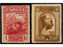 535 * ESPAÑA. Ed.636/49d. SERIE Completa <B>DENTADO 14</B>. Excelentes Centrajes A Excepción Del 40 Cts. Azul Y 4 Pts. L - Autres & Non Classés