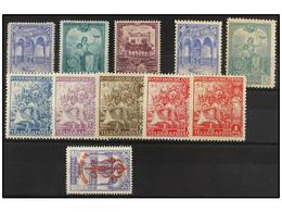 825 ** ESPAÑA: BENEFICENCIA. HUERFANOS TELEGRAFOS. Ed.10/12, 10A/11A, 16/20, 21. SERIES COMPLETAS. LUJO. Cat. 354,90€. - Other & Unclassified