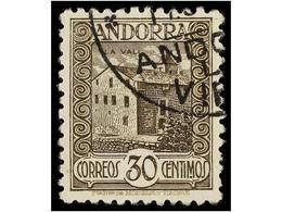 966 ° ANDORRA. Ed.15d/24d. SERIE COMPLETA, Centrajes Diversos. Muy Bonita En Usado. Cat. 150€. - Andere & Zonder Classificatie