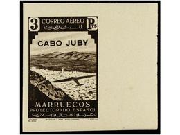 1005 ** COLONIAS ESPAÑOLAS: CABO JUBY. Ed.102/11s. SERIE COMPLETA<B> SIN DENTAR,</B> Esquina De Pliego. LUJO. Cat. +290€ - Altri & Non Classificati